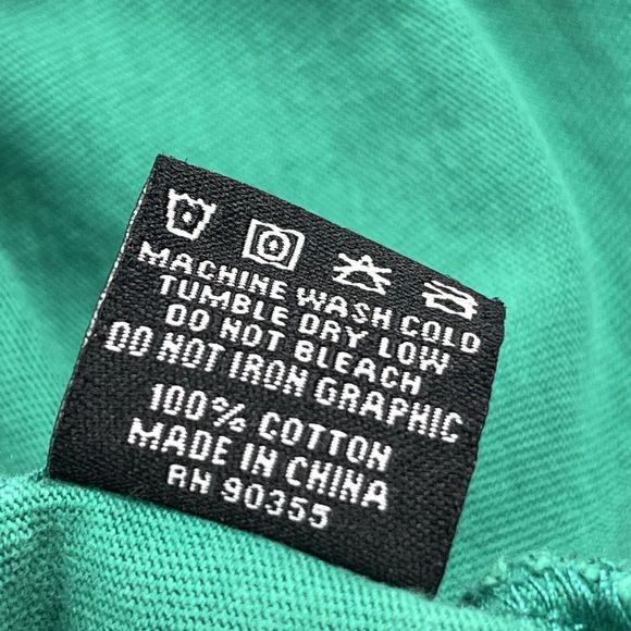 Odd Future OFWGKTA Blue Green Yellow Long Sleeve T-Shirt Size Large FLAW - Picture 14 of 14